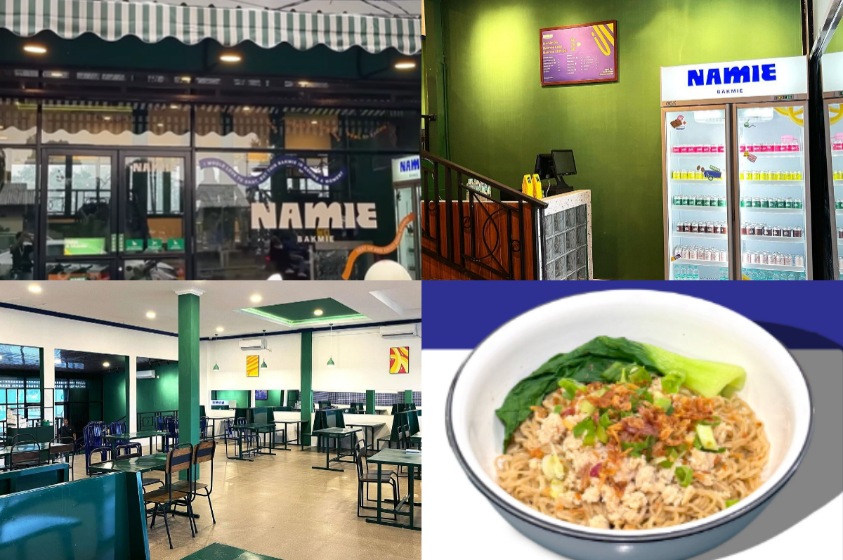 Restoran baru di Bogor, Namie Bakmie lokasinya dekat dengan Air Mancur.