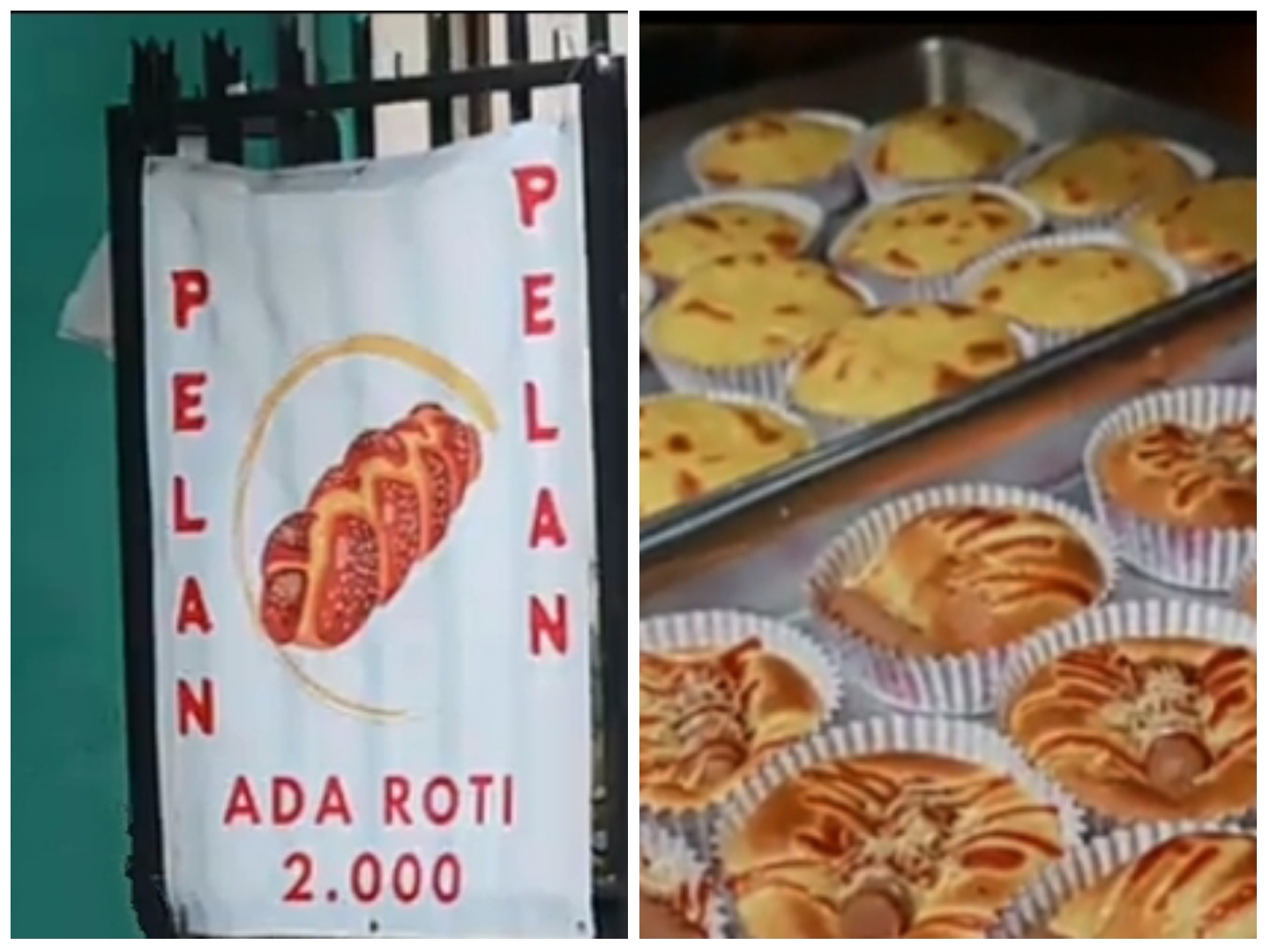 Cobain roti homemade dengan harga Rp 2000 di sentra kuliner Jalan Suryakencana.