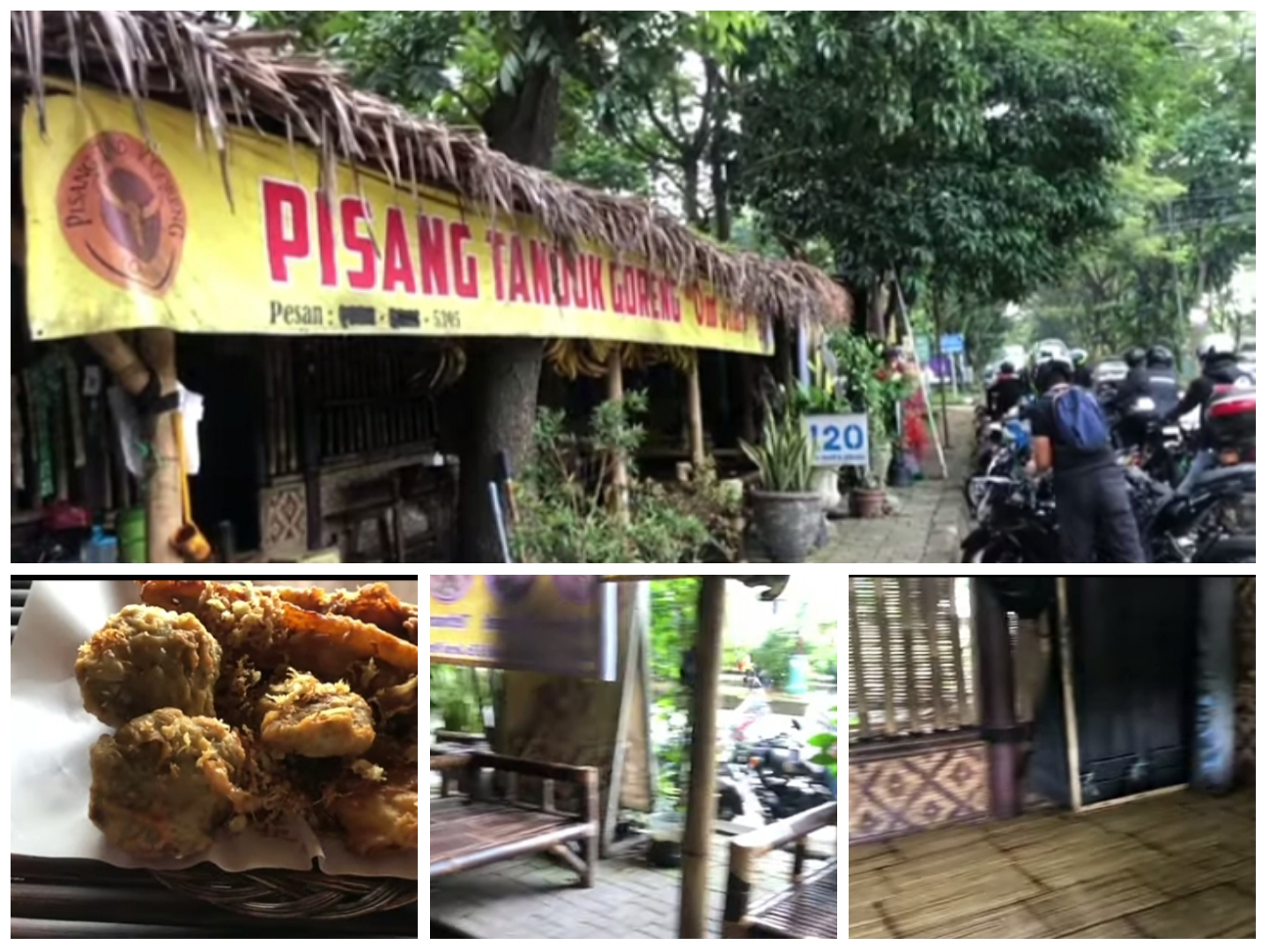 Kedai gorengan Pisang Tanduk Goreng Om Jims di Jalan Kolonel Ahmad Syam, Kelurahan Katulampa, Kecamatan Bogor Timur, Kota Bogor.