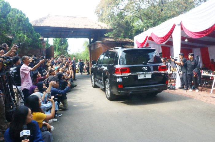 Suasana di Padepokan Garuda Yaksa, Hambalang, Kabupaten Bogor, Jawa Barat. Rabu (16/10/2024). Presiden terpilih Prabowo Subianto melakukan pembekalan pada calon Mentri.