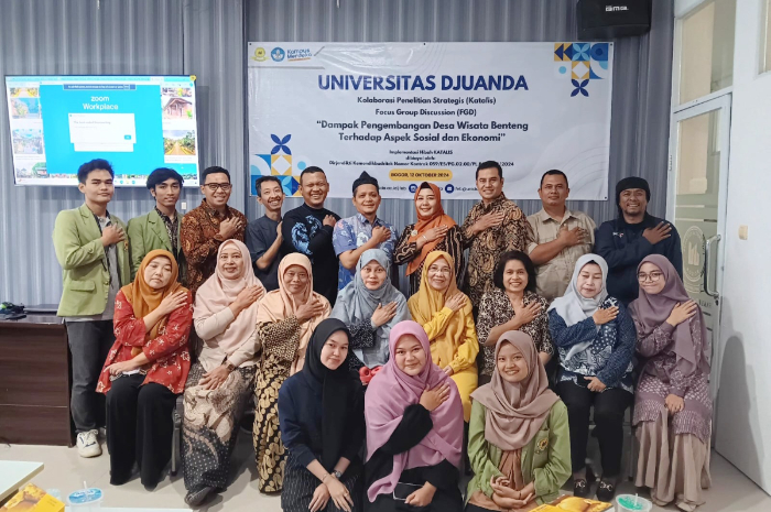 Tim Peneliti Kolaborasi Penelitian Strategis (Katalis) Dosen Universitas Djuanda (UNIDA) mengadakan Focus Group Discussion (FGD).
