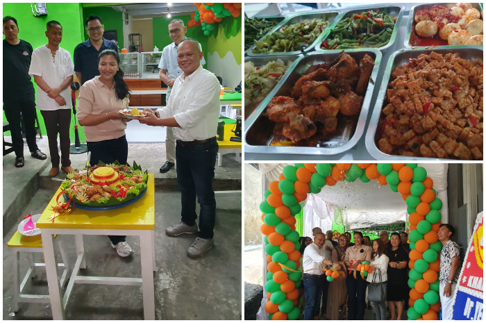 Opening Warteg Bahari di Jalan Cidangiang Tegallega, tepatnya seberang Mall Botani Square, Kota Bogor.