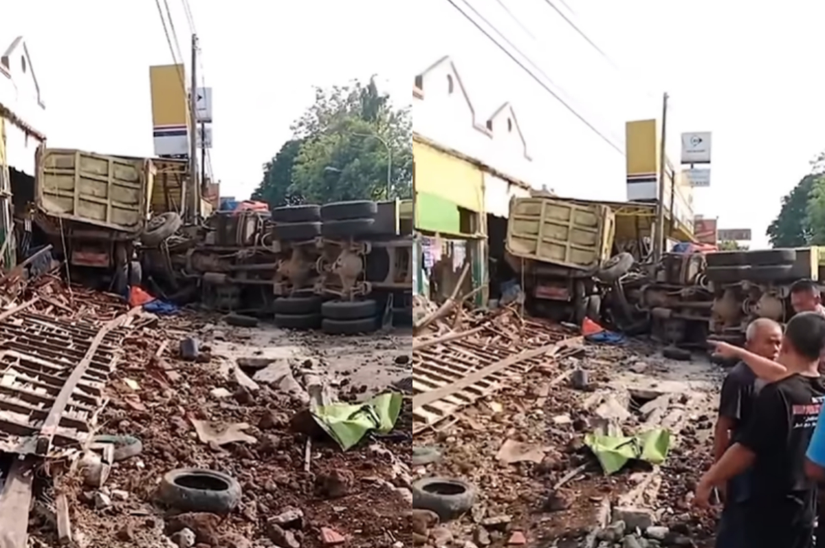 Kecelakaan truk besar kembali terjadi di Subang.