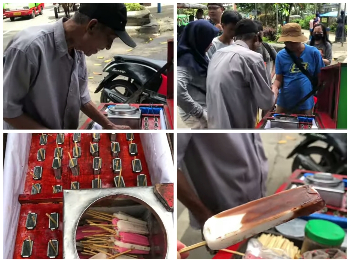 Es Goyang Pak Udin, jajanan legendaris pinggir jalan seberang Istana Bogor.