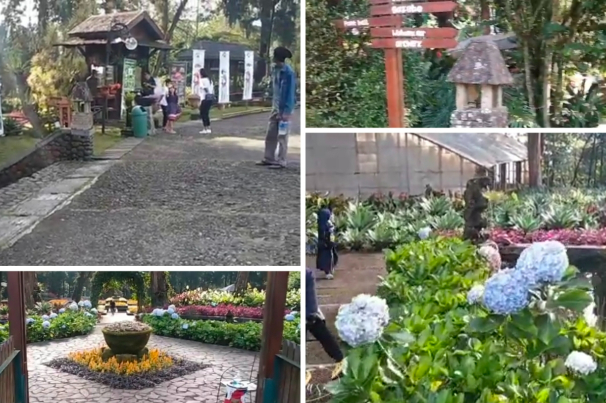 Wisata keluarga Melrimba Garden di Puncak, Cisarua, Bogor.