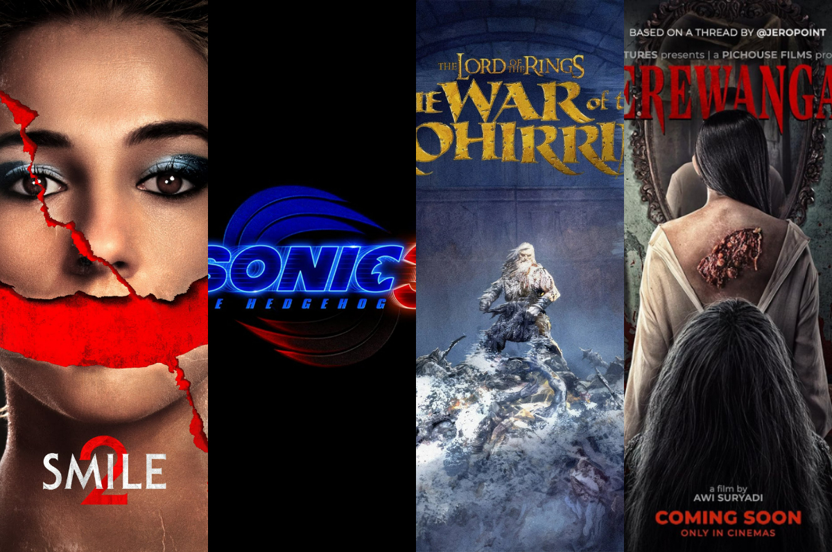 4 Film yang akan tayang di bioskop Indonesia menjelang akhir tahun 2024.