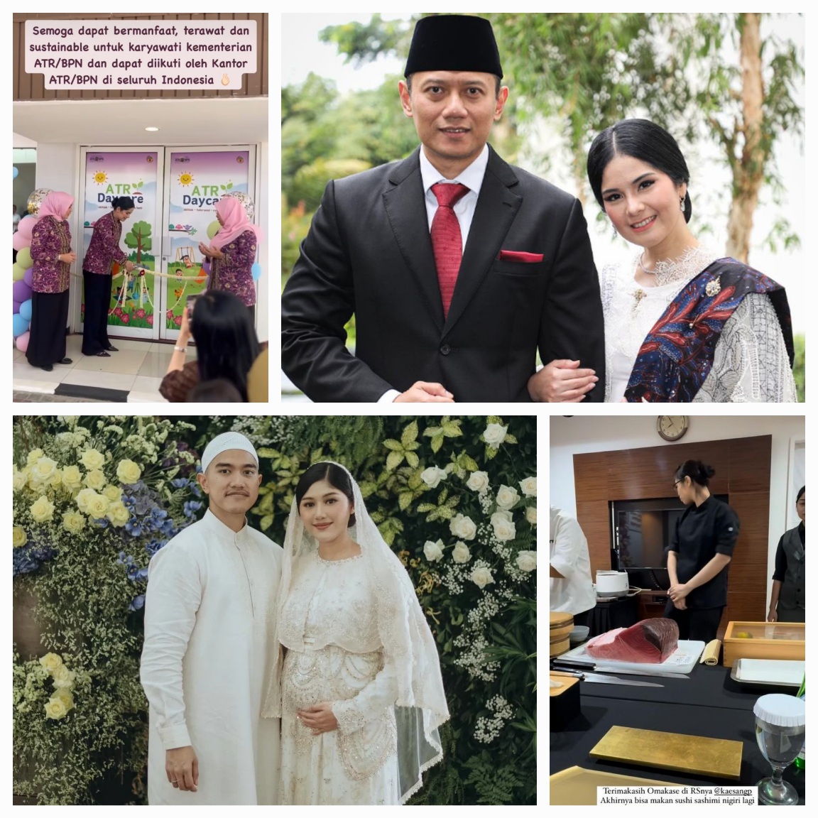 Ramai soal unggahan Erina Gudono dbandingkan dengan Annisa Pohan di instagram