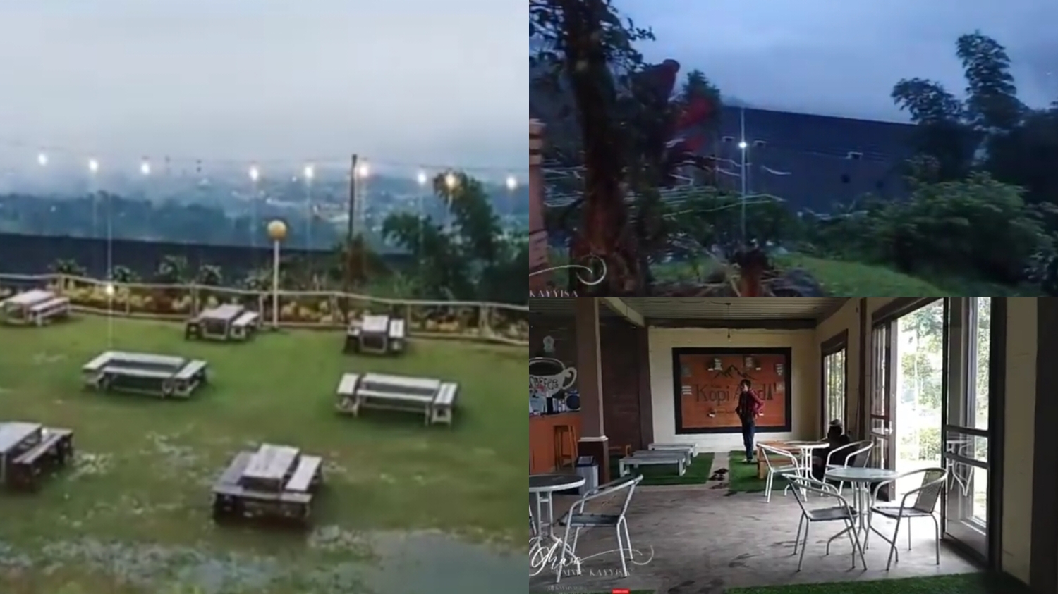 Kedai Kopi Abdi di Cijeruk Bogor, punya view yang sangat cantik.
