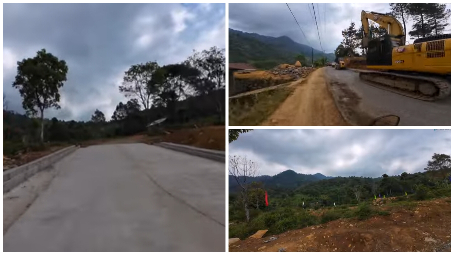 Pembangunan jalur Puncak II dan Pondok Pesantren Al-Amin.