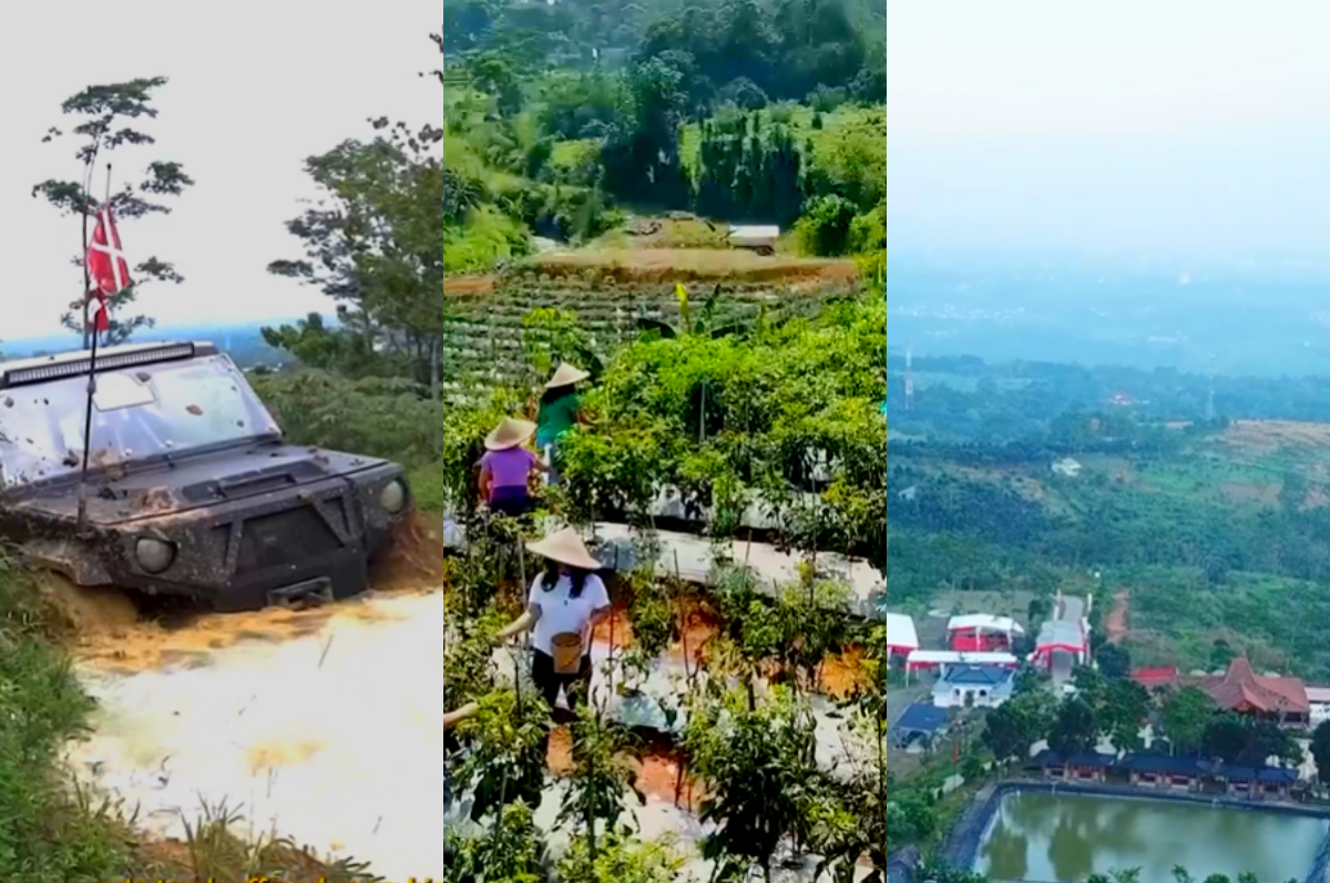 Desa Pelangi jadi pilihan wisata menarik di Sentul, Bogor.
