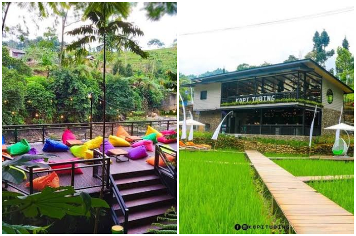 Suasana Kopi Tubing di Pamijahan Bogor
