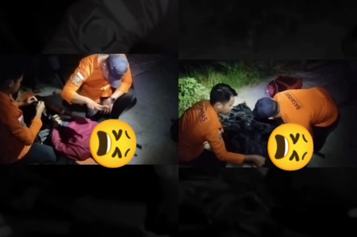 Tim SAR gabungan mengevakuasi pendaki di kawasan Cibeureum, Puncak Bogor.