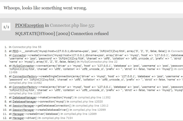 Website PSSI error tak dapat diakses.