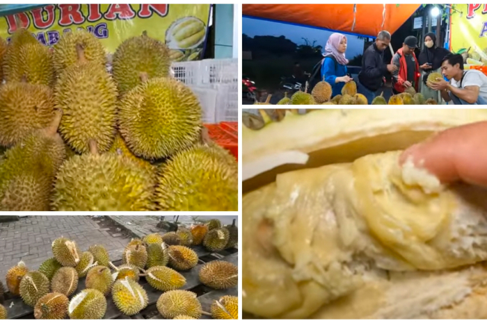 Durian Palembang di Jalan Raya Tonjong, Bogor jadi salah satu rekomendasi kulineran buah.