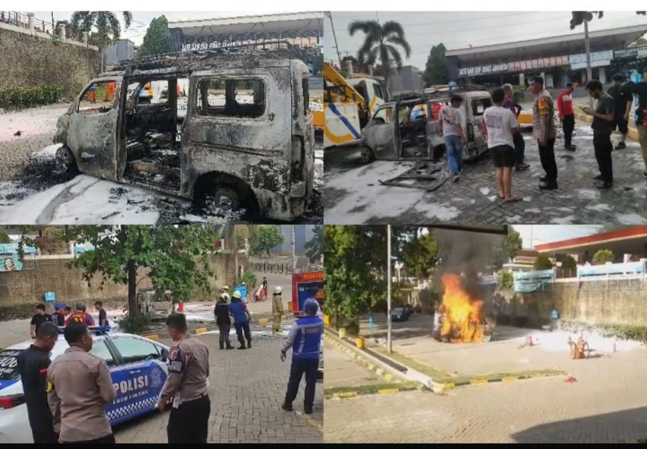 Begini Kronologi Terbakarnya Mobil Ambulans di Gunung Putri Bogor