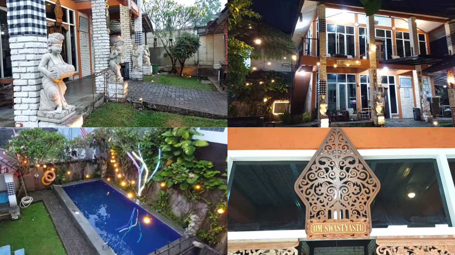 Villa Kenxena Bali, yang berlokasi tidak jauh dari Taman Safari Bogor, Kecamatan Cisarua, Kabupaten Bogor.