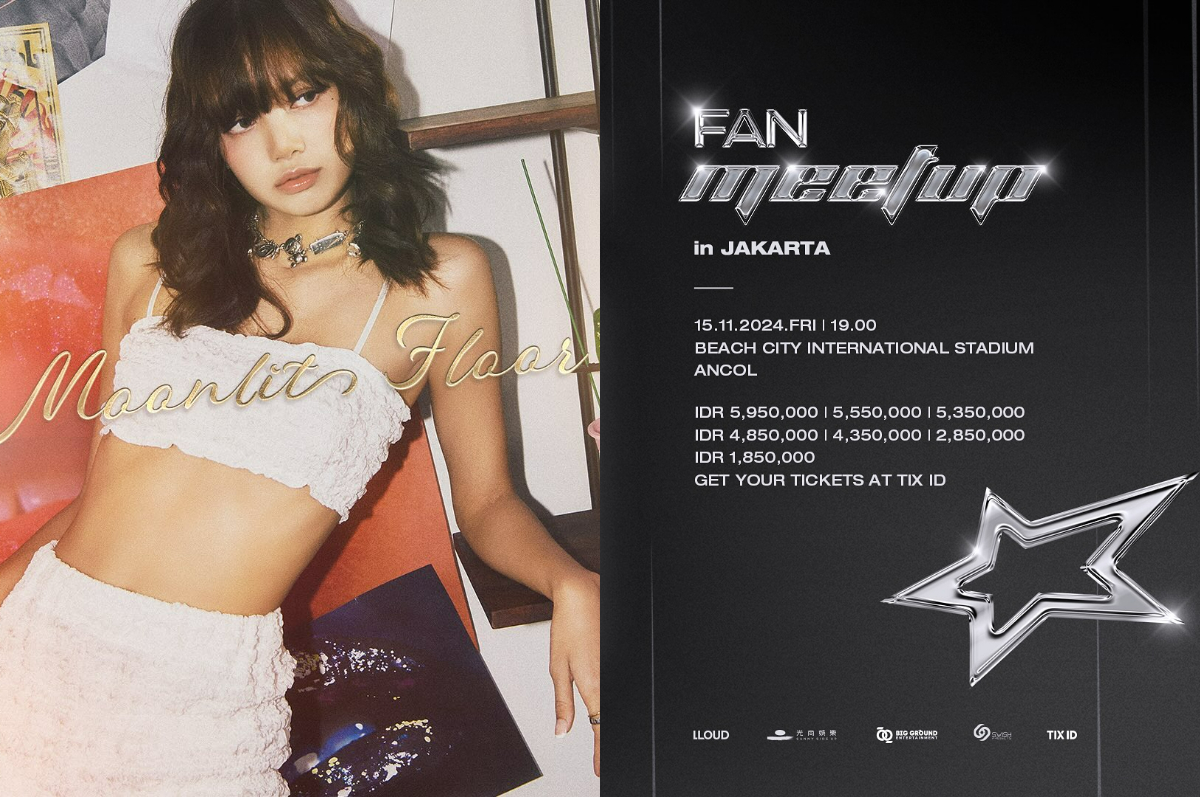 Fan meetup Lisa in Jakarta 2024.