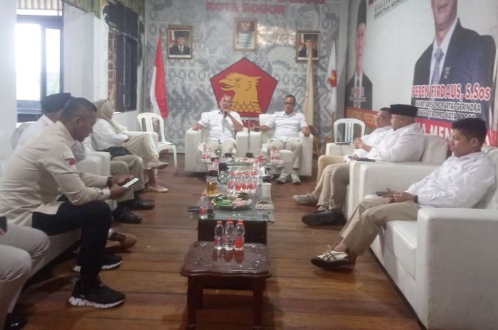Jajaran pengurus DPC Partai Gerindra Kota Bogor.