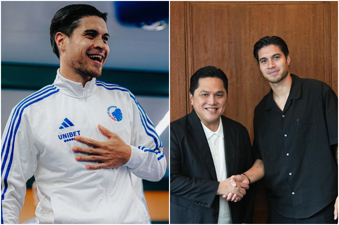 Kevin Diks saat bertemu Ketua Umum PSSI, Erick Thohir