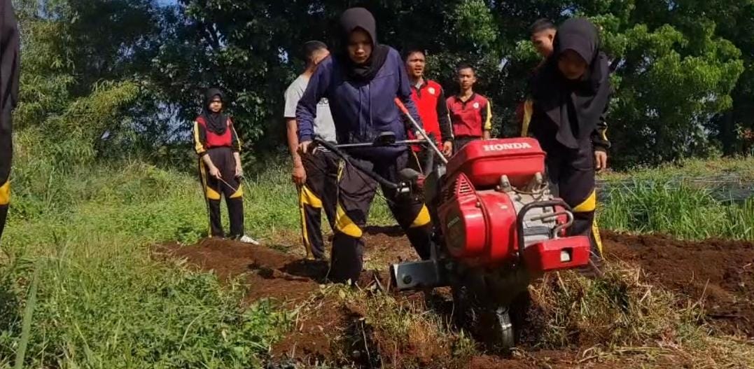 Manfaatkan Lahan Kosong, Kementan Melalui Polbangtan Bogor Olah Lahan Jadi Produktif