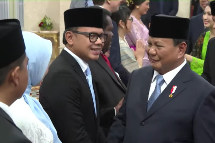 Bima Arya saat dilantik menjadi Wakil Menteri Dalam Negeri.
