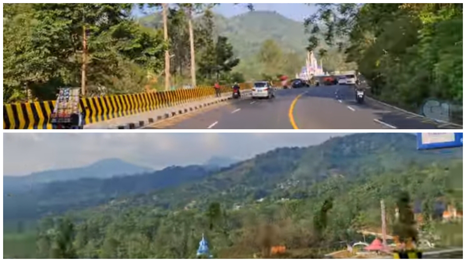 Kondisi Jalan Raya Puncak, Kabupaten Bogor, lebih lengang ketika hari-hari biasa.