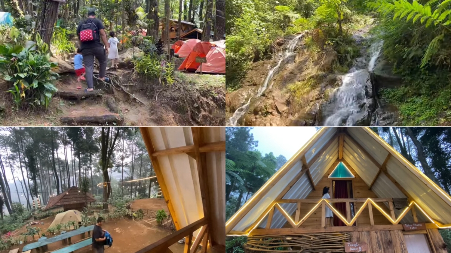 Curug Batu Gede Cisuren jadi tempat Camping groud sempurna yang ada di Bogor.