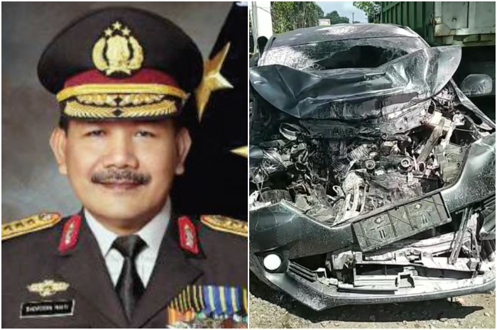 Mantan Kapolri Badrodin Haiti berduka, karena kakaknya meninggal dunia dalam kecelakaan.