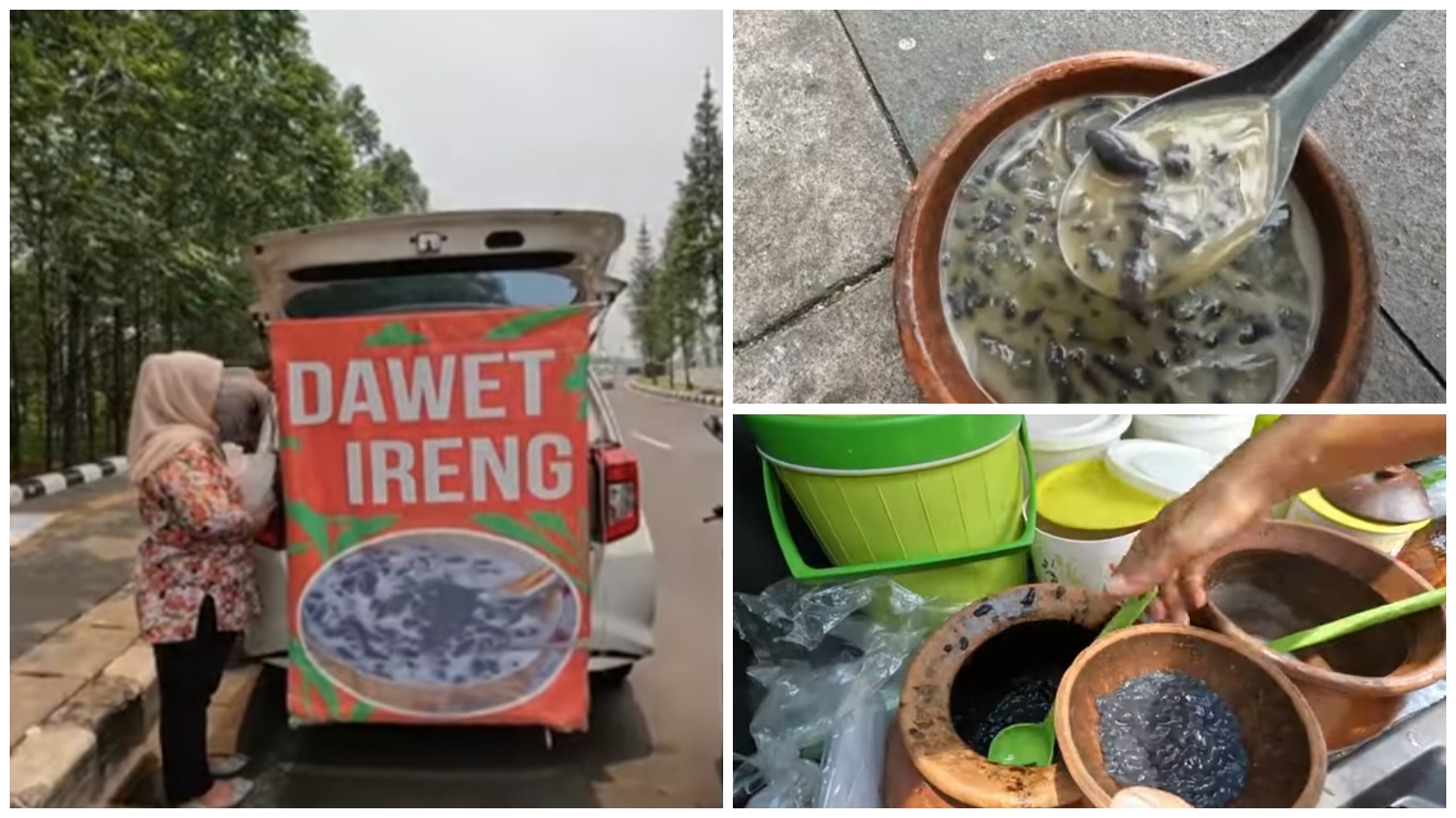 Minuman Segar Khas Bogor Dawet Ireng.