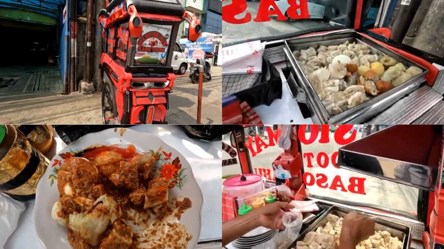 Siomay di Tajur, Bogor ini beda dari yang lain, gerobak jualannya sangat unik didesain dari bahan bekas oli.