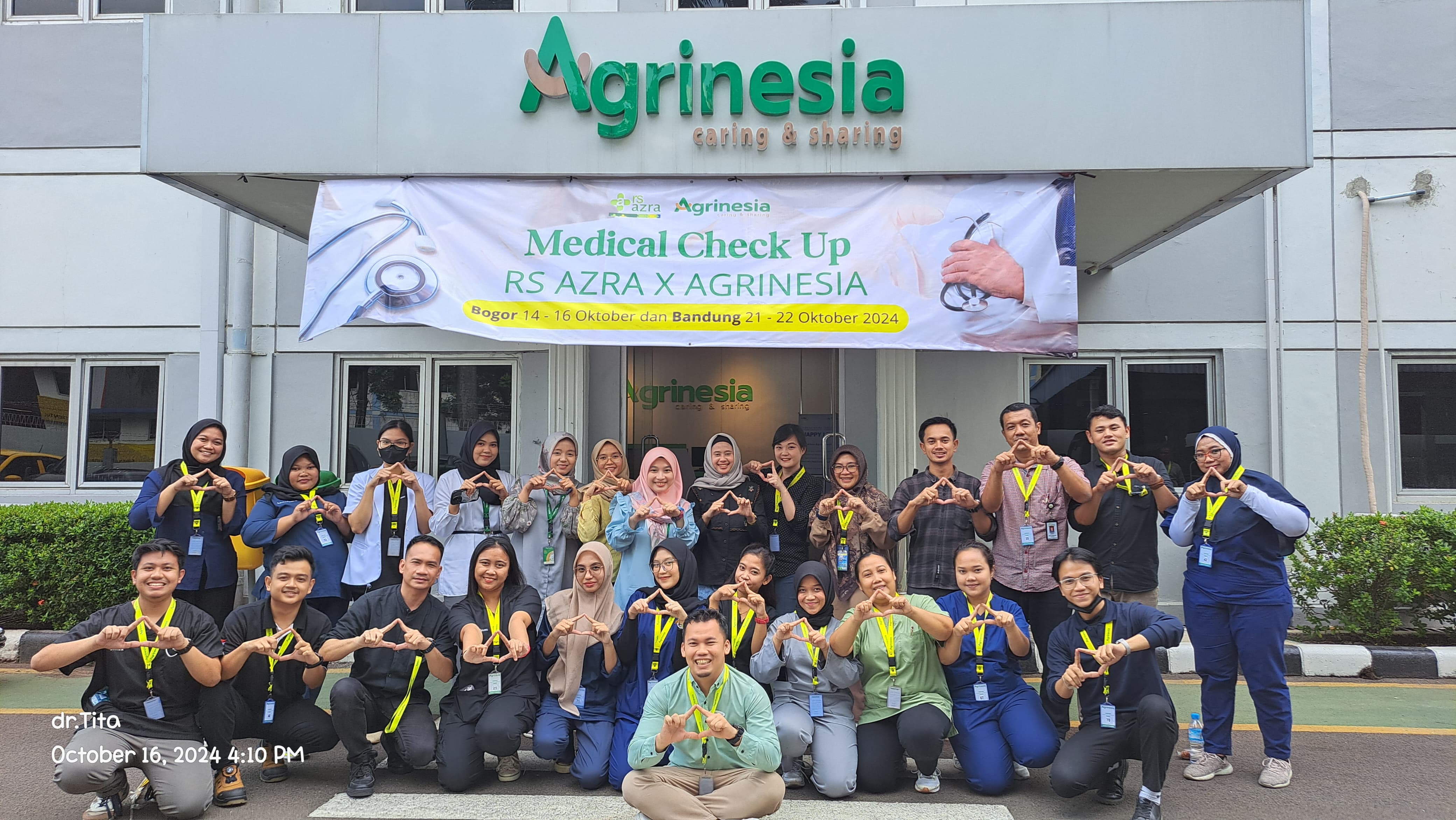 Rumah Sakit Azra Bogor Jadi Pelaksana MCU Karyawan PT Agrenisia di 2 Kota