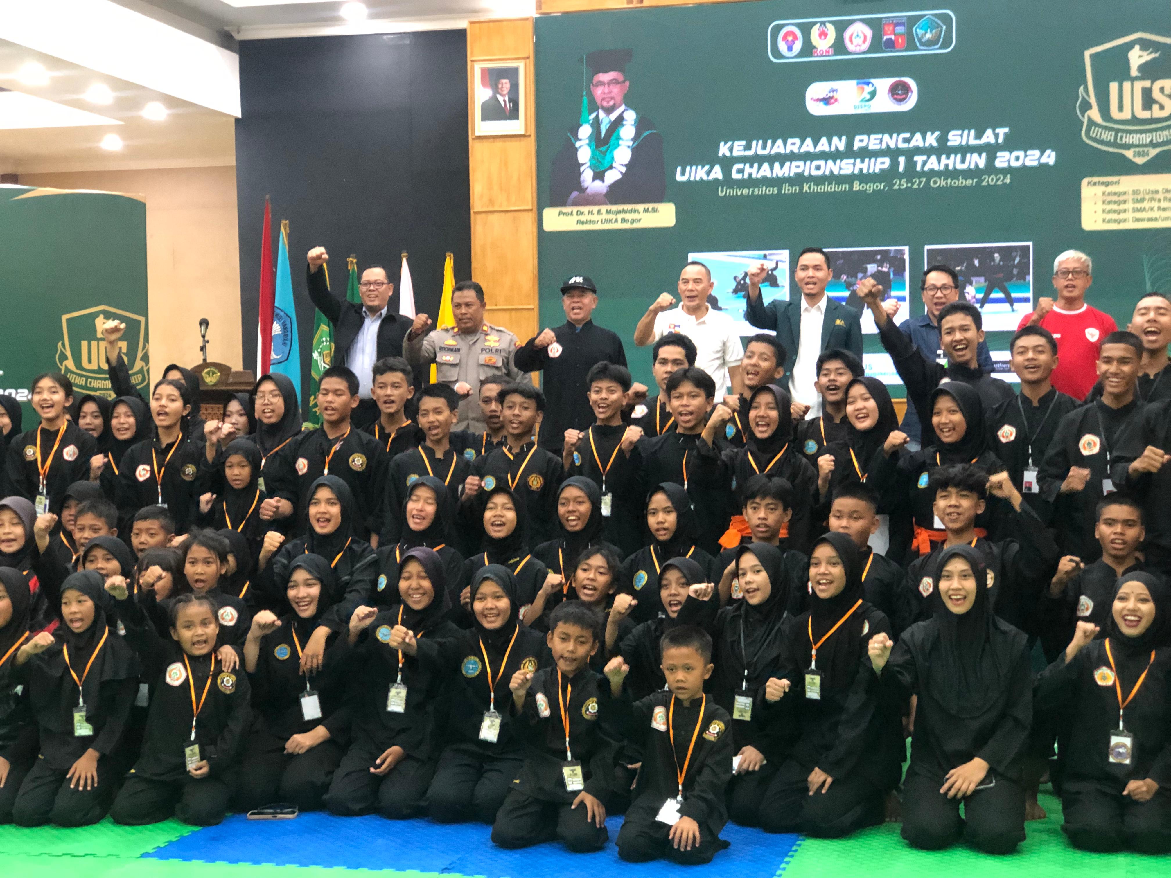 Perdana, UIKA Bogor Gelar Kejuaran Pencak Silat Tingkat Nasional, Diikuti Ratusan Pelajar
