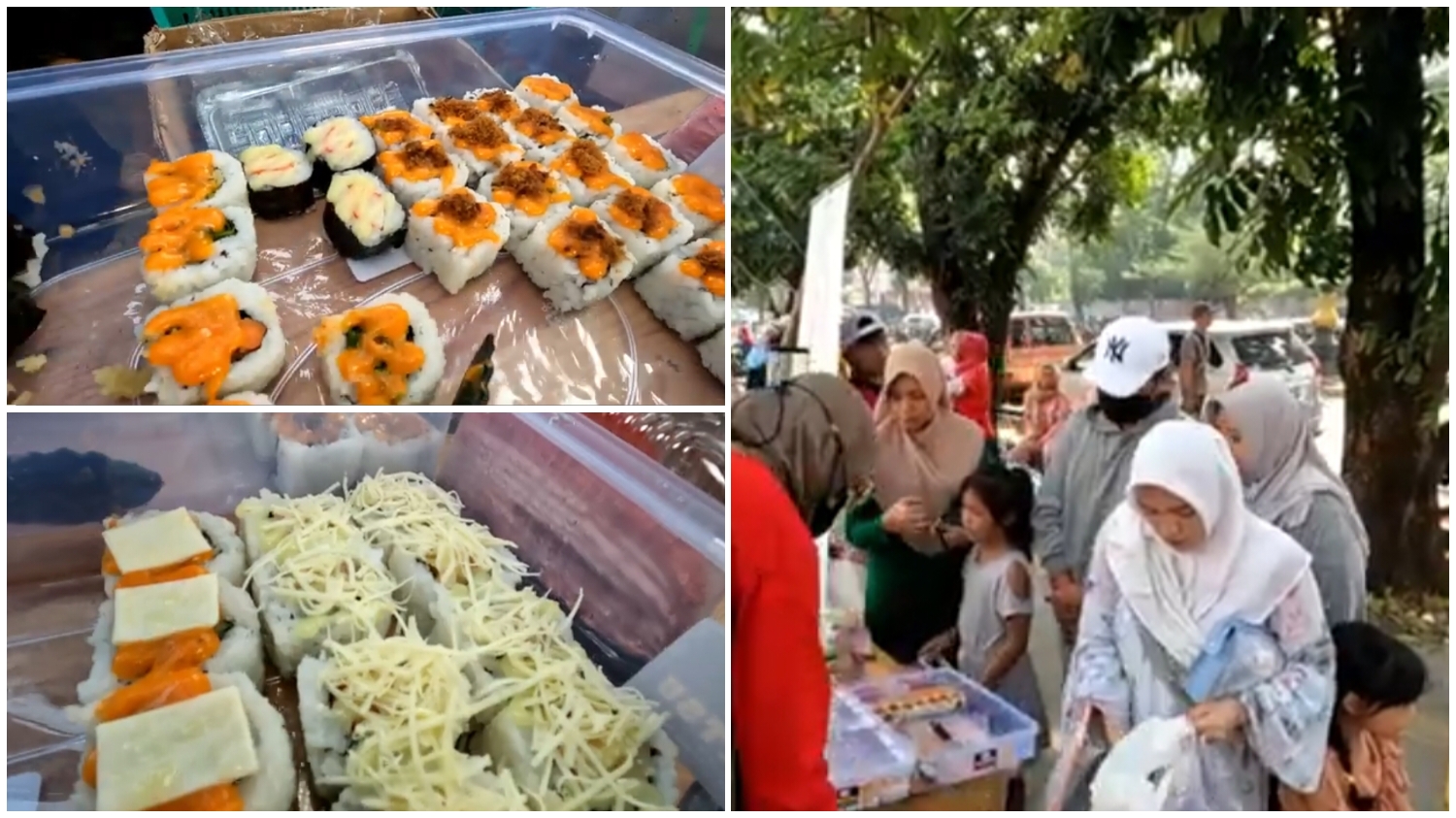 Kuliner Sushi murah meriah di Bogor.