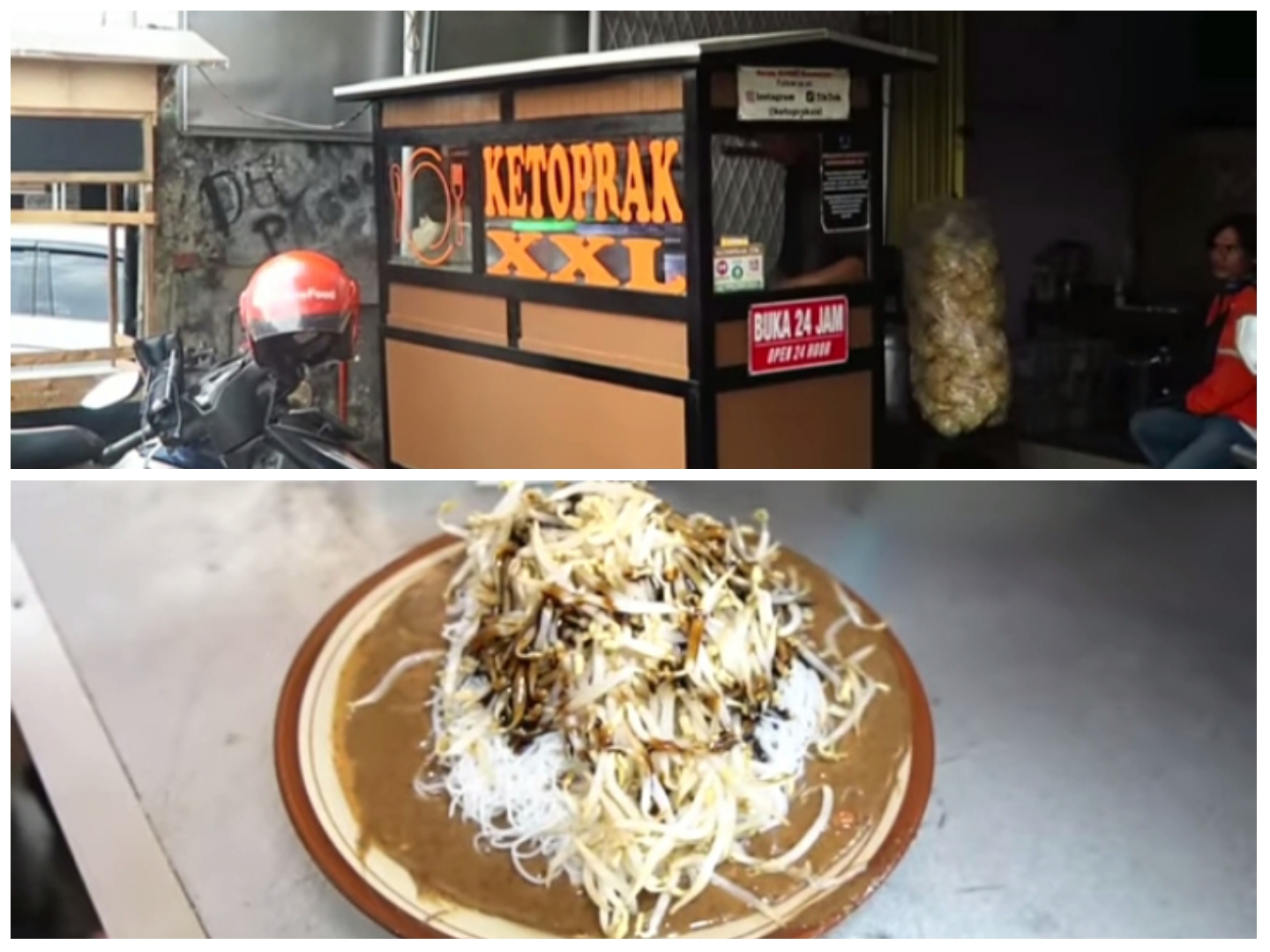 Beli satu Ketoprak XXL sama dengan sedekah ke anak yatim piatu di Tangsel.