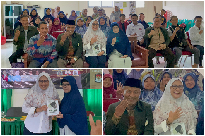 Cawalkot Bogor Rena Da Frina saat mendapatkan apresiasi dari PERSIS Kota Bogor.