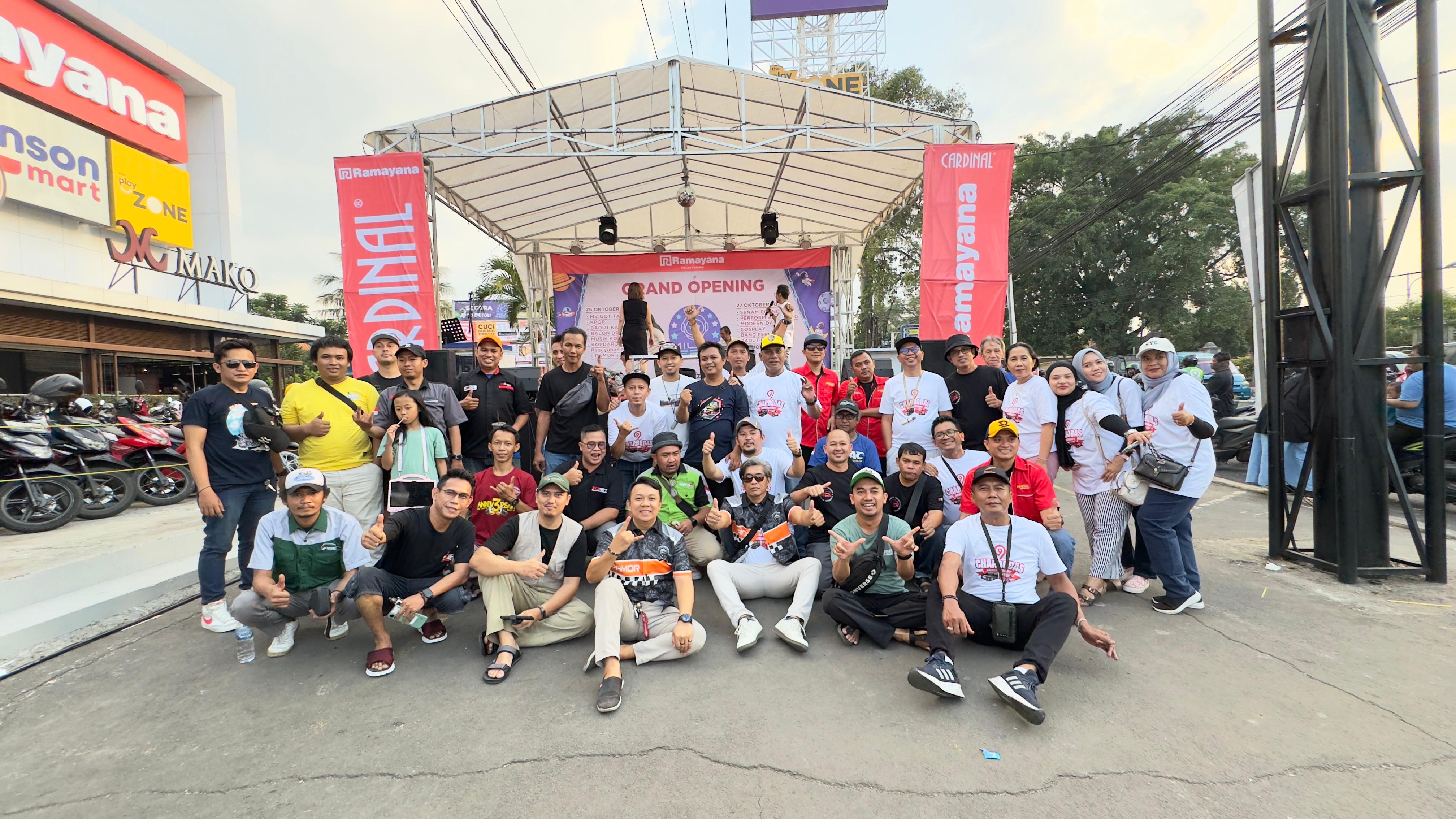 WRI Chapter Bogor (Chapbodas) dan sekitarnya merayakan ulang tahun ke-9 di Ciplaz Parung, Kabupaten Bogor, Sabtu (26/10/2024).