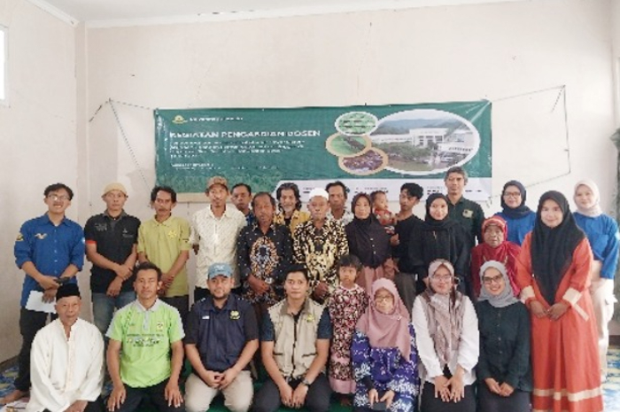 Tim Dosen Fakultas Pertanian (Faperta) Unida Bogor pada kegiatan Pengabdian Kepada Masyarakat.