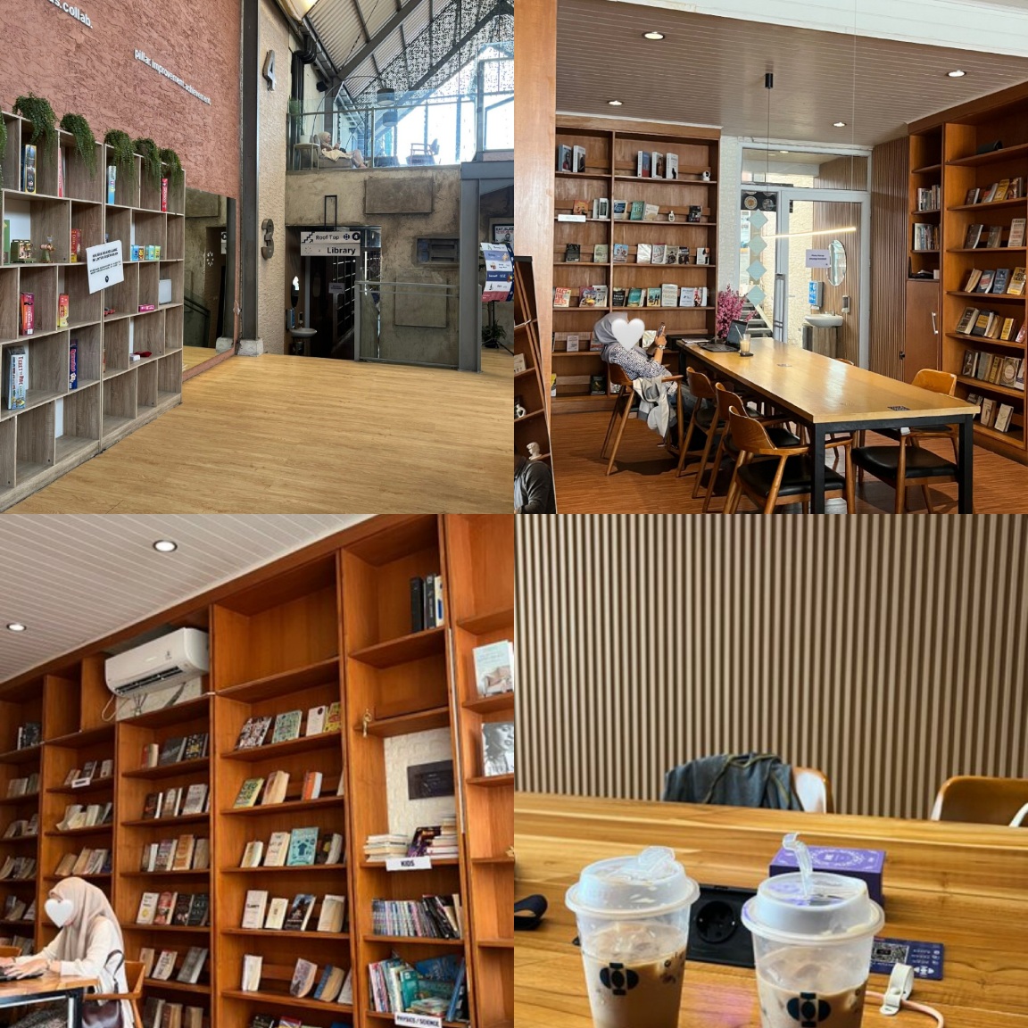 Cil Space, cafe dengan konsep perpustakaan yang enak buat nugas atau WFC di Bogor