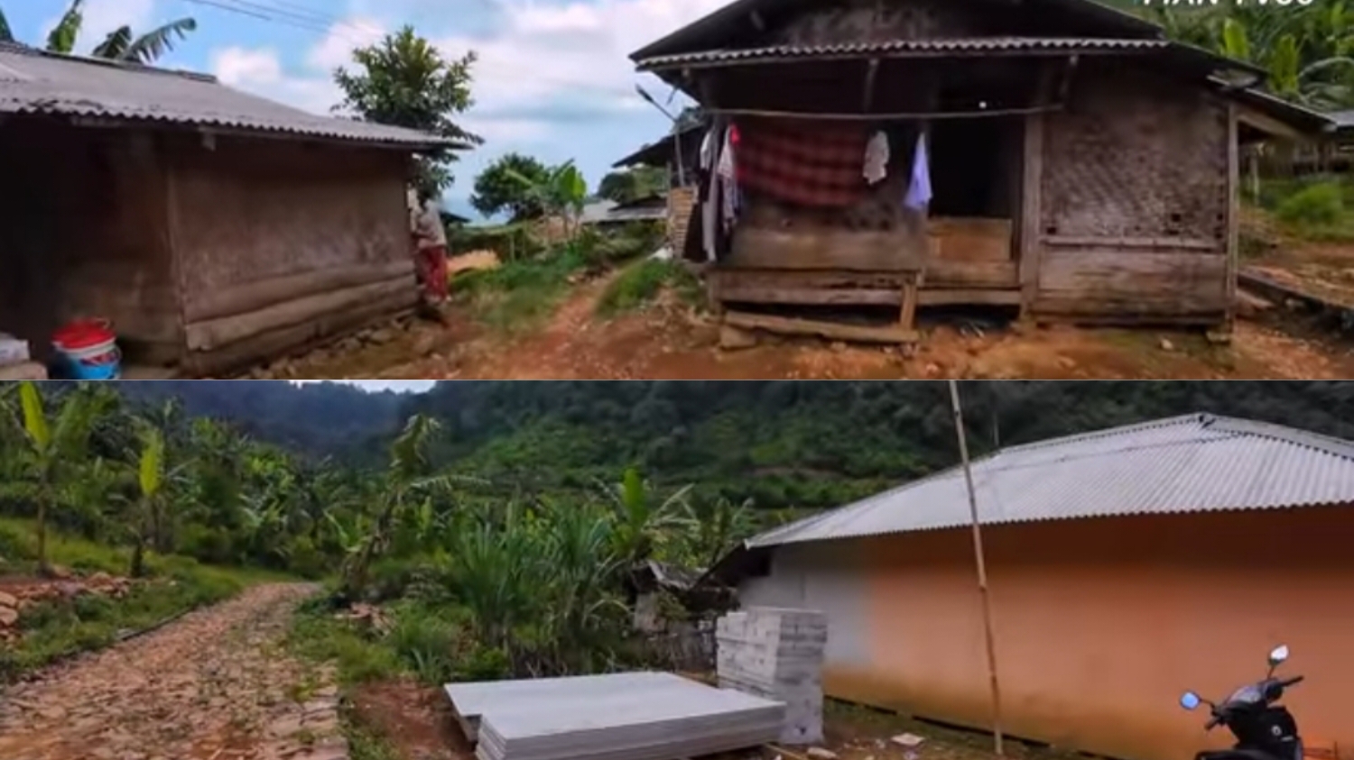 Pembangunan musala di Kampung 17 Kawasan Puncak Kabupaten Bogor.