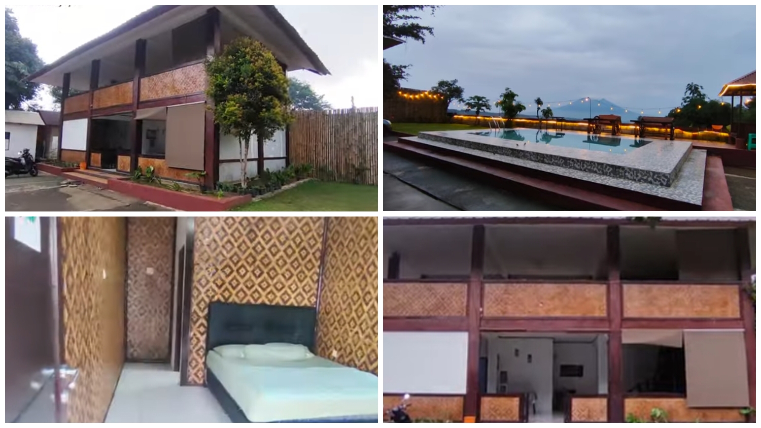 Staycation di Villa Meimei Bogor, bakal dimanjakan dengan pemandangan Gunung Salak.