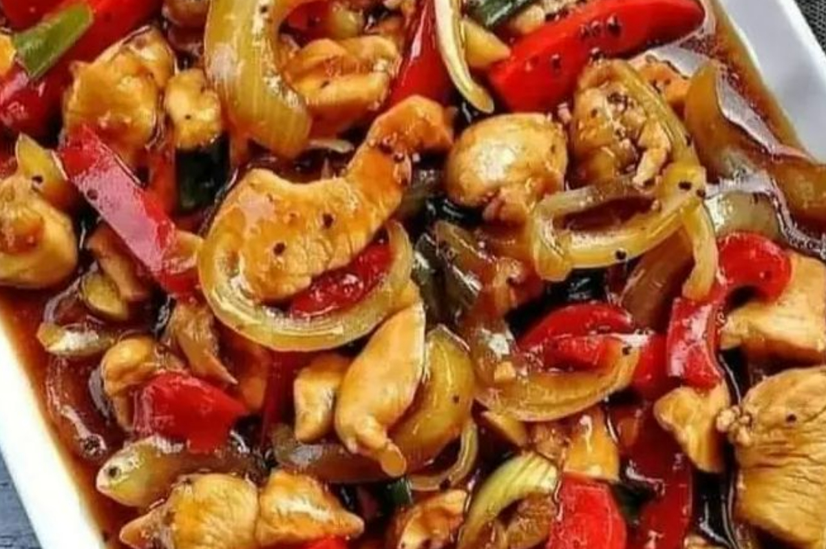 Resep chicken black pepper.