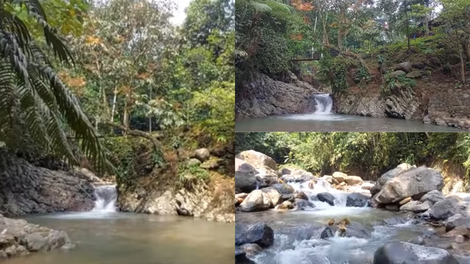 Trekking seru di Curug Putri Kencana Bogor.