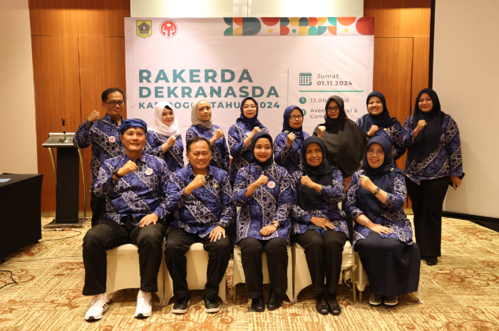 Dekranasda Kabupaten Bogor gelar Rakerda yang dipimpin langsung oleh RR. Indah Dewi Pangesti Bachril, Pj Ketua Dekranasda Kabupaten Bogor.