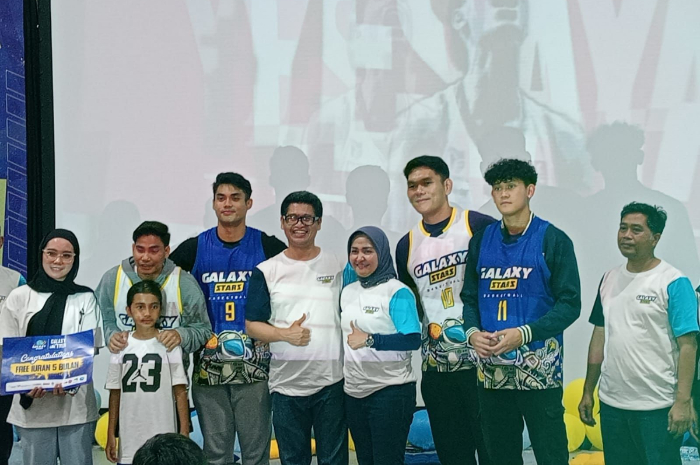 Perayaan Hari Ulang Tahun (HUT) yang ke-4 Club Basket Galaxy Stars Bogor Sabtu (2/11/2024).