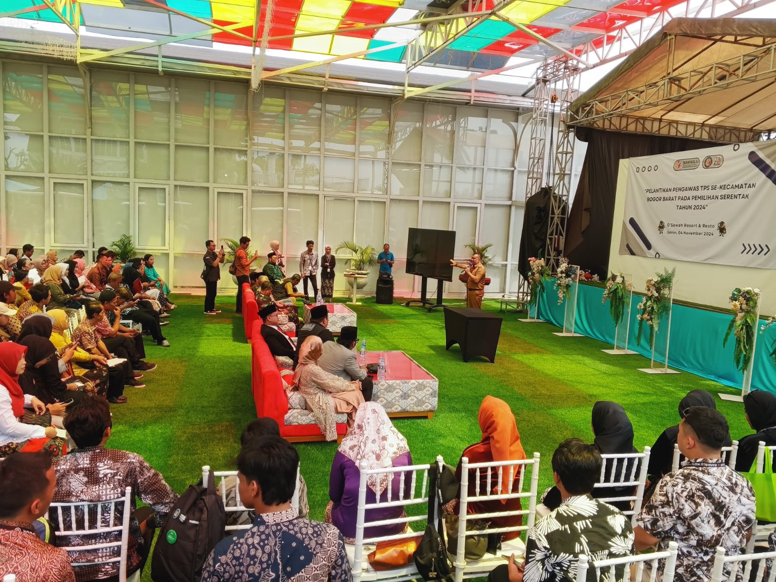 Pelantikan PTPS Bogor Barat Kota Bogor di D