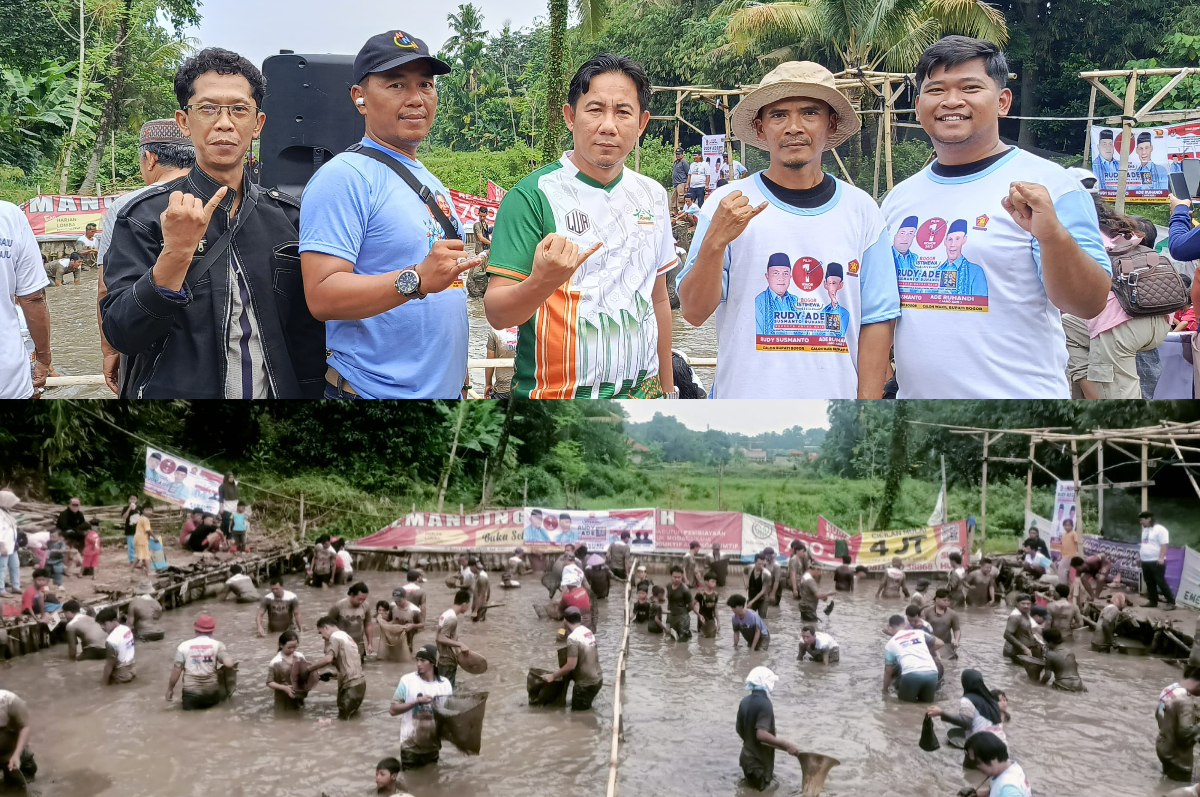 Kegiatan Pesta Rakyat Kelurahan Cibinong di wilayah Pemancingan Kampung Buni Sari.