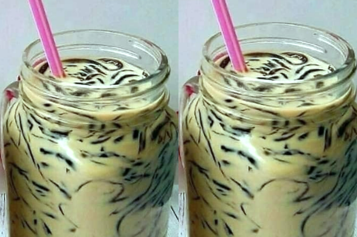 Resep Es Cincau Serut Gula Aren.