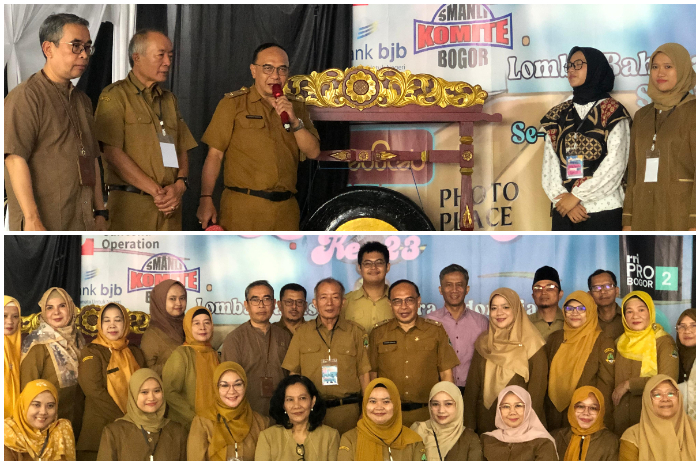 Momentum pembukaan La Sastra ke-23 di SMAN 5 Bogor