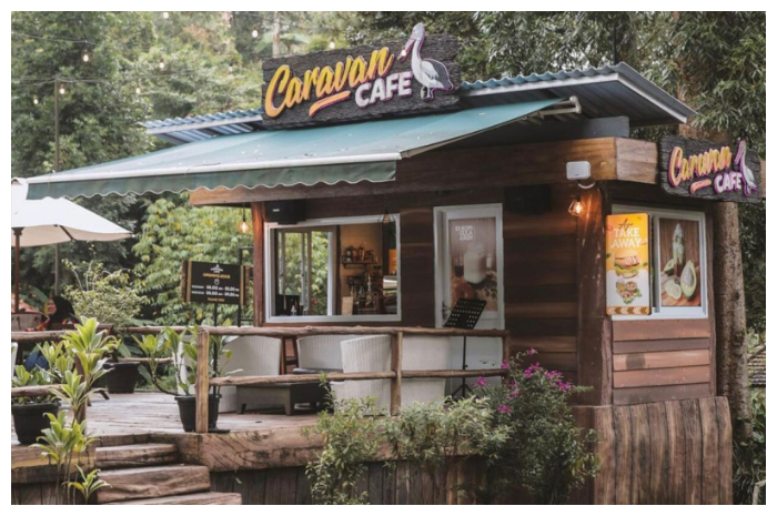 Cafe dan Caravan Restaurant, yang berlokasi di Taman Safari Bogor, Puncak, Kabupaten Bogor.