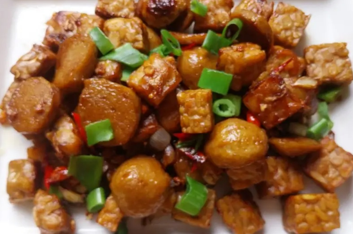 Resep masakan anak kos Tahu Tempe Kecap.